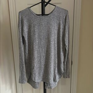 Aerie Charcoal Heather Long Sleeve Top